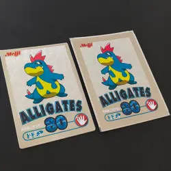 Croconaw Error Card Pokemon Meiji Get Card Super-Collection Nintendo Japanese - Image 4