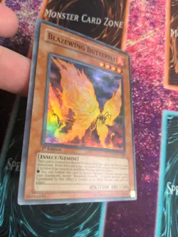Yu-Gi-Oh! Blazewing Butterfly TAEV-EN089 1st Edition Super Rare NM - Image 2