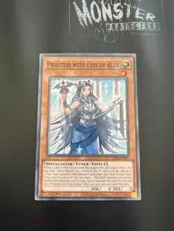 YUGIOH PRIESTESS WITH EYES OF BLUE COMMON LDS2-EN007 1ST EDITION - Image 1