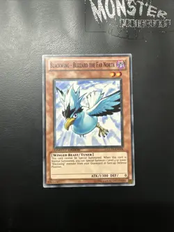 YUGIOH BLACKWING BLIZZARD THE FAR NORTH COMMON GLD3-EN024 LIMITED EDITION - Image 1