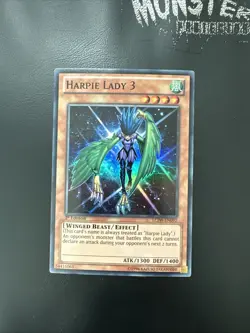 YUGIOH HARPIE LADY 3 SUPER RARE LCJW-EN092 1ST EDITION - Image 1
