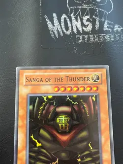 YUGIOH SANGA OF THE THUNDER SUPER RARE MRD-E025 PLAYED - Image 3