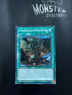 YUGIOH FLOWANDEREEZE AND THE MAGNIFICENT MAP SECRET RARE MP22-EN220 1ST EDITION - Image 1