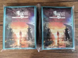 Set 120 Final Fantasy Ⅶ Trading Card Game Sleeves Not For Sale Square Enix Japan - Image 2