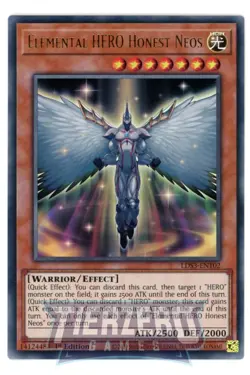 Yugioh Elemental HERO Honest Neos LDS3-EN102 Ultra Rare Near Mint 1st Edition - Image 1