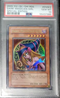 2005 DARK MAGICIAN GIRL YU-GI-OH RDS SPECIAL EDITION RDS-ENSE2 PSA 10 POP 138 - Image 1