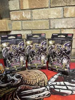 Yugioh x3 Dark World Structure Deck Brand New Factory Sealed - 1st Ed - Image 2