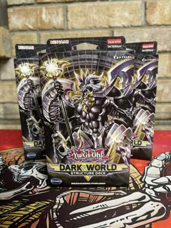 Yugioh x3 Dark World Structure Deck Brand New Factory Sealed - 1st Ed - Image 3