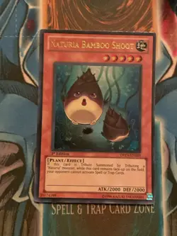 Yugioh / Naturia Bamboo Shoot / DREV-EN029 / Ultra Rare / 1st Ed / (NM) - Image 1