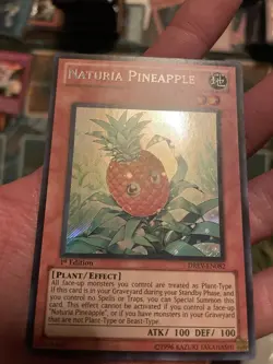 NATURIA PINEAPPLE 1ST EDITION SECRET RARE MINT/NM DREV-EN082 YUGIOH! - Image 3