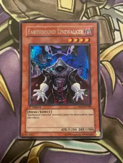 Yugioh Earthbound Linewalker ABPF-EN088 Secret Rare 1st Edition NM Near Mint - Image 1