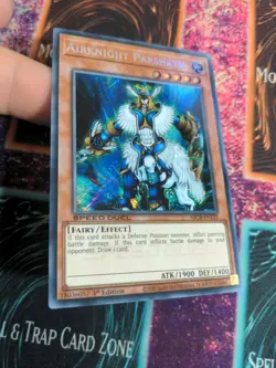 Yu-Gi-Oh! Airknight Parshath SBCB-EN132 1st Edition Secret Rare NM - Image 2