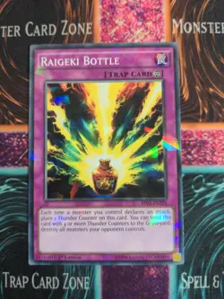 Yu-Gi-Oh! Raigeki Bottle BP03-EN224 1st Edition Shatterfoil NM - Image 1
