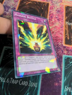 Yu-Gi-Oh! Raigeki Bottle BP03-EN224 1st Edition Shatterfoil NM - Image 2