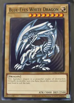 Blue-Eyes White Dragon (Version 2) - Yugioh TCG - LDK2-ENK01 - Common - NM - Image 1