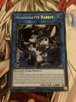 YUGIOH SILHOUHATTE RABBIT SECRET RARE INFO-EN052 NEAR MINT - Image 1
