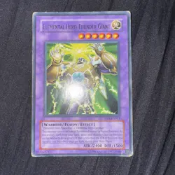 Yugioh Elemental Hero Thunder Giant DPI-ENO11 Ultimate Rare 1st Edition NM - Image 2