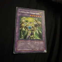 Yugioh Elemental Hero Thunder Giant DPI-ENO11 Ultimate Rare 1st Edition NM - Image 3