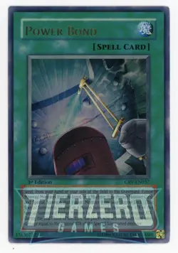 Yugioh Power Bond CRV-EN037 Ultra Rare 1st Edition Near Mint - Image 1