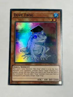 YUGIOH EURO Dupe Frog OP03-EN005 Super Rare NM - Image 1