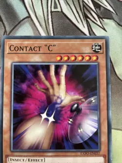 EXFO-EN037 Yugioh Contact "C" 1st edition Common - Image 2