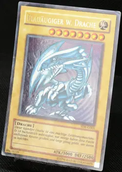 Yu-Gi-Oh! Blauaugiger W. Drache SDK-G001 Ultra Rare [PL] Deck Kaiba | DE 2002 - Image 3