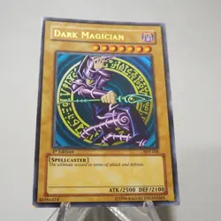 Yu-Gi-Oh Dark Magician SDY-006 Ultra Rare 1st Edition EX-VG Asian English j211 - Image 2