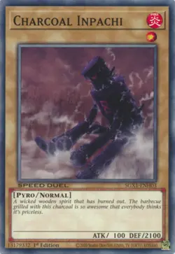Charcoal Inpachi - SGX1-ENH03 - Common - 1st Edition - Lightly Played - Image 1