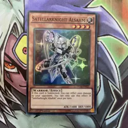 DUEA-EN021 Satellarknight Alsahm Super Rare 1st Edition NM Yugioh Card - Image 1