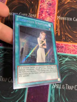 Yu-Gi-Oh! Forbidden Scripture PRIO-EN067 Unlimited Secret Rare NM - Image 2