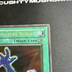 YUGIOH PREMATURE BURIAL ULTRA RARE PSV-037 DAMAGED - Image 4
