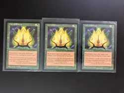 3 x CITY OF SOLITUDE Visions Magic the Gathering 1996 MTG Green RESERVED LIST - Image 1