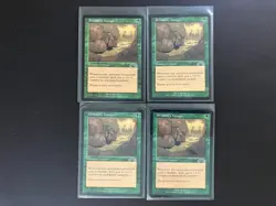 4 x PREDATORY HUNGER from Exodus Magic the Gathering 1998 MTG Vintage Green - Image 1