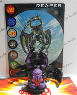 Bakugan Reaper Black Darkus Open Core B1 350G - Series 1 Reaper Gate Card - Image 1