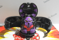 Bakugan Reaper Black Darkus Open Core B1 350G - Series 1 Reaper Gate Card - Image 2