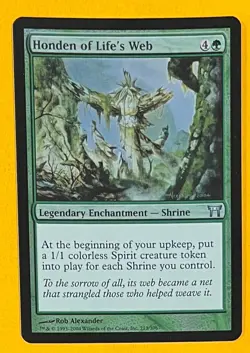 MTG HONDEN OF LIFE'S WEB (Foil) Champions of Kamigama (OldManMTG 003-271) - Image 1
