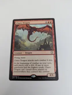 Chaos Dragon - Commander: Adventures in the Forgotten Realms 30 - Regular MTG - Image 1