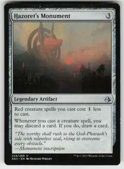 MTG Hazoret's Monument U Amonkhet 229 LP - Image 1