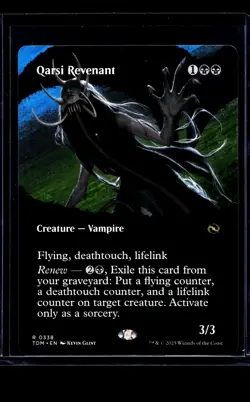 MTG Magic The Gathering TDM Tarkir Dragonstorm Borderless #338 Qarsi Revenant - Image 1
