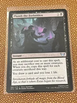 Plumb the Forbidden - Strixhaven: School of Mages (STX) - Image 1