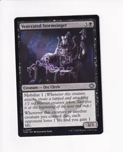 MAGIC THE GATHERING MTG TARKIR DRAGONSTORM VENERATED STORMSINGER (#2) - Image 1