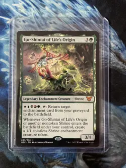 MTG Go-Shintai of Life's Origin NEC 037/038 Commander: Neon Dynasty Mythic NM - Image 1