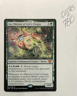MTG Go-Shintai of Life's Origin NEC 037/038 Commander: Neon Dynasty Mythic NM - Image 1