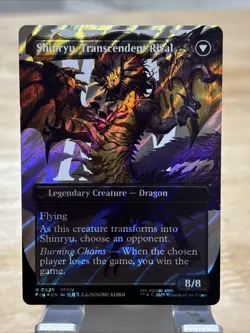 2025 Magic Zenos yae Galvus Shinryu Transcendent Rival Borderless Surge Foil 529 - Image 2