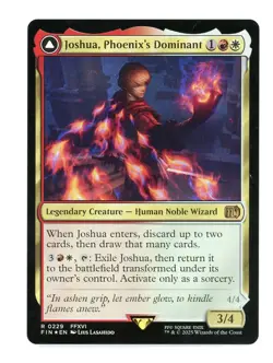 Magic: The Gathering Final Fantasy Foil Joshua, Phoenix's Dominant #229 - Image 1