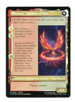 Magic: The Gathering Final Fantasy Foil Joshua, Phoenix's Dominant #229 - Image 2