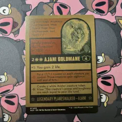 Ajani Goldmane Baseball Mtg Sexret Lair - Image 2