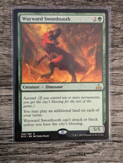 MTG: Wayward Swordtooth (Rivals of Ixalan)(RARE) - Image 1
