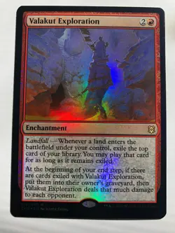 MTG Valakut Exploration Zendikar Rising Foil NM Magic the Gathering - Image 1