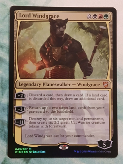 1x FOIL LORD WINDGRACE - Commander - MTG - NM - Magic the Gathering - Image 1